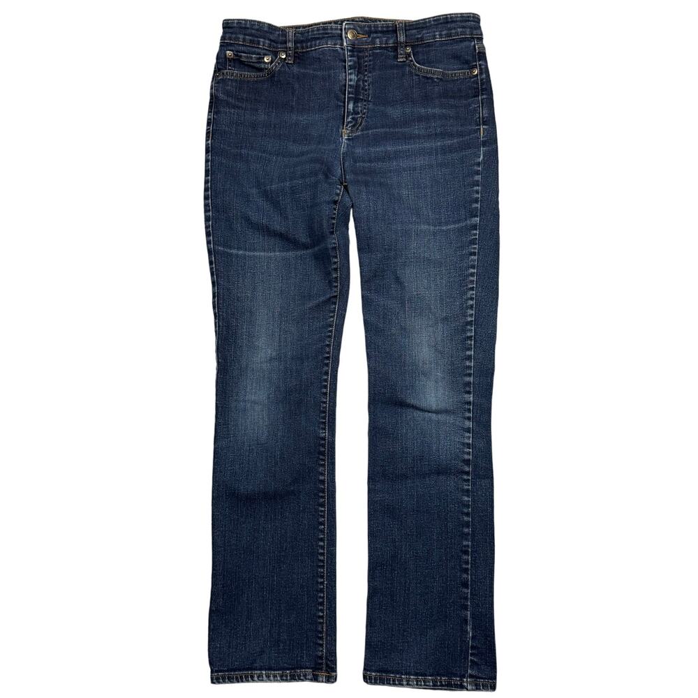 Lauren Ralph Lauren Jeans‎ Women's 8 Ralph Premier Straight Darkwash Blue Skinny